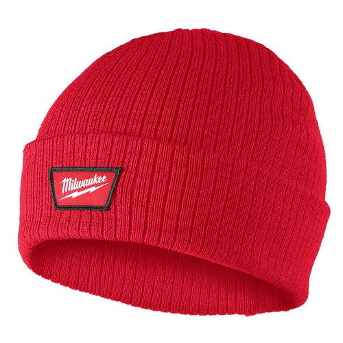 Main product image of Rib-Knit Cuffed Beanie - Red