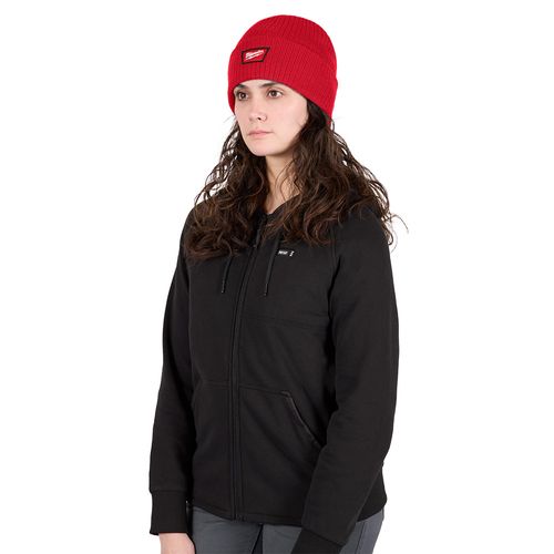 Main product image of Rib-Knit Cuffed Beanie - Red