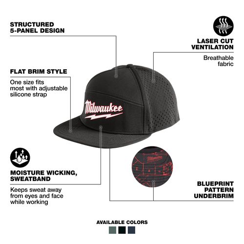 Main product image of Flat Brim Snapback (Black)