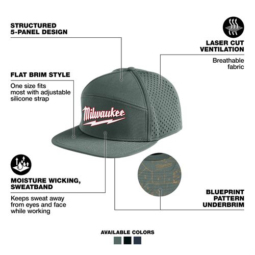 Main product image of Flat Brim Snapback (Green)