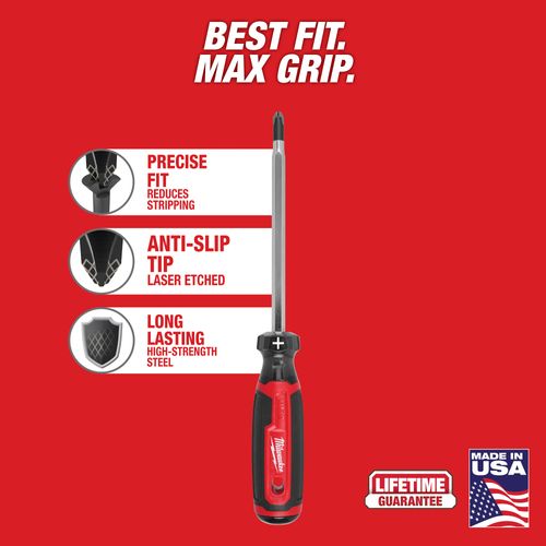 Main product image of #3 Phillips 6" Cushion Grip Screwdriver (Made in USA), MT203H