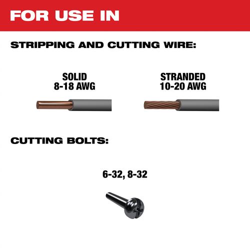 Main product image of 8-20 AWG Dipped Grip Wire Stripper & Cutter (USA)