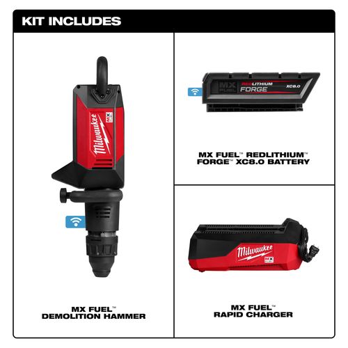 Main product image of MX FUEL 27 lb. SDS MAX Demolition Hammer Kit, MXF365-1XC