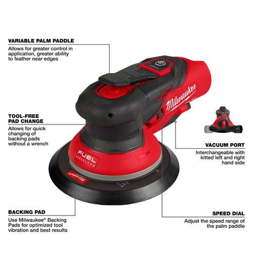 Main product image of M12 FUEL 6" Random Orbital Sander Kit (3/32")