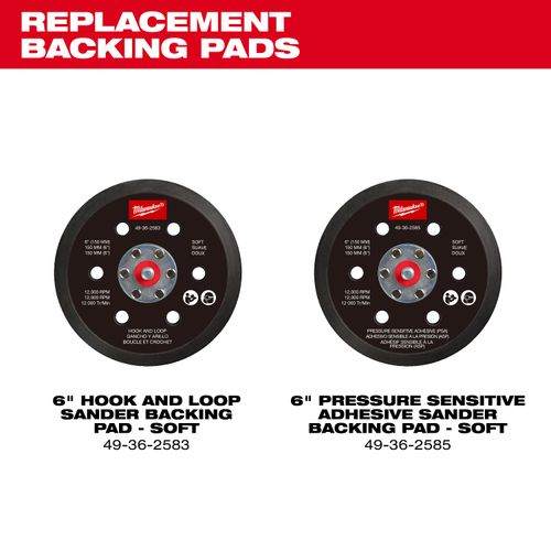 Main product image of M12 FUEL 6" Random Orbital Sander Kit (3/32")