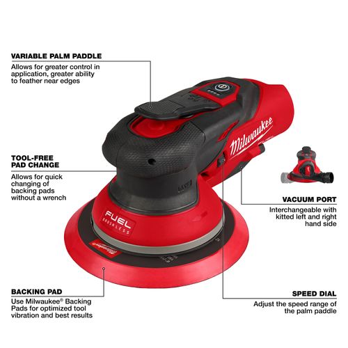 Main product image of M12 FUEL 6" Random Orbital Sander (3/16")