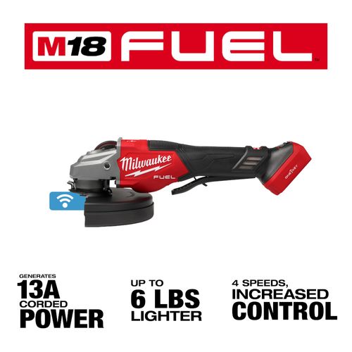 Main product image of M18 FUEL 4-1/2"-7" Variable Speed Braking Grinder w/ Paddle Switch & ONE-KEY