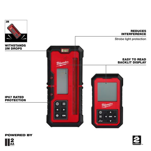 Main product image of M18 Dual Slope Rotary Laser Level Kit w/ Receiver & Remote