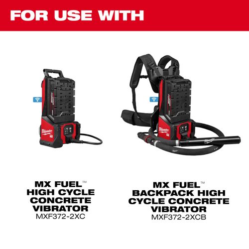 Main product image of MX FUEL High Cycle Concrete Vibrator 16' Whip w/ 2.25" Head