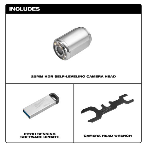 Main product image of 25mm Camera Head Replacement Kit for M18 Modular Pipeline Inspection System