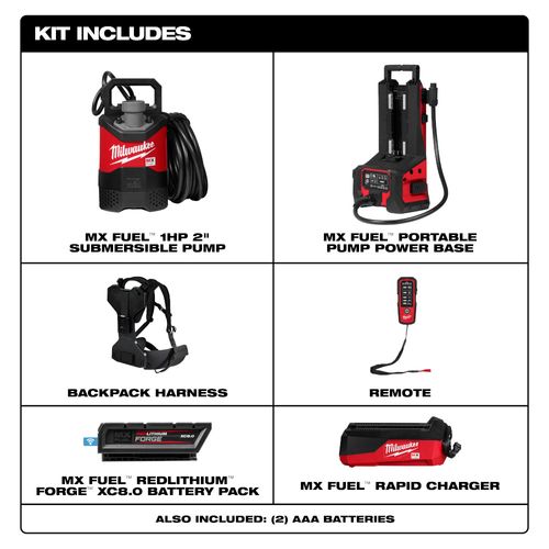 Main product image of MX FUEL 2" Submersible Pump Kit (1HP)