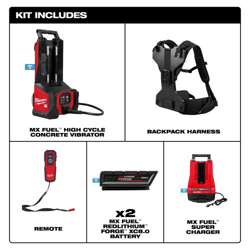 Main product image of MX FUEL High-Cycle Concrete Vibrator Kit