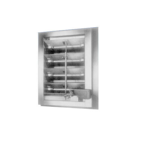 Main product image of MLV Series Channel Frame Adjustable Blade Intake Louver (48" x 60")