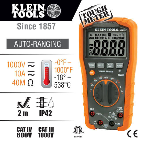 Main product image of 1000V Digital Multimeter, Auto-Ranging