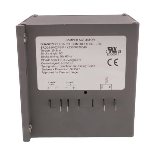 Main product image of 2-10 VDC Spring Return Foot Mount Actuator, MOD01301