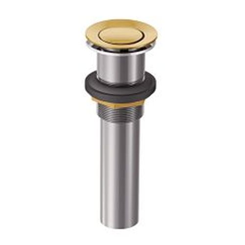 Main product image of Brushed Gold Pop-up Drain No Overflow, 140780BG