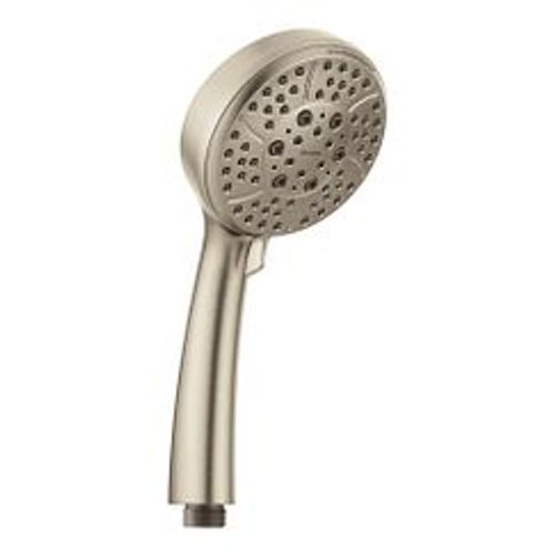 Main product image of Brushed Nickel Eco-performance 4" Diameter Handshower, 4 Function 1.75 Gpm