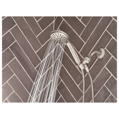 Main product image of Attune Spot Resist Brushed Nickel Handheld Shower, 6 Function 1.75 Gpm w/ Shower Bracket, 60" Hose, 218H0SRN