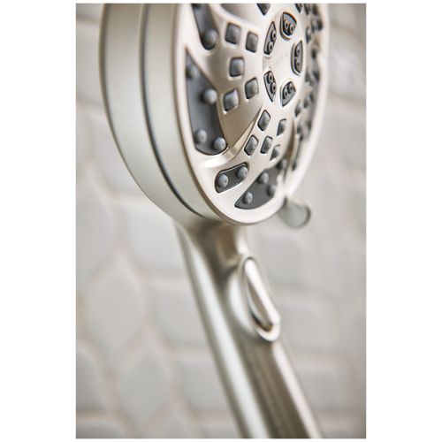 Main product image of Spot Resist Brushed Nickel 5 Function 4.5" Diameter w/ Handshower Showerhead, 26035SRN