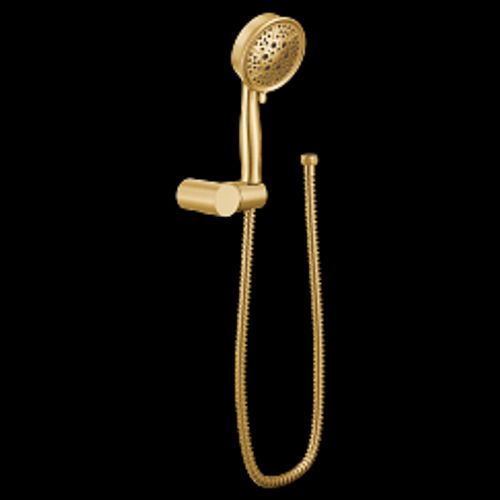 Main product image of Engage Brushed Gold 4 Function 5-1/2" Diameter Handheld Shower, 1.75 Gpm, 3636EPBG