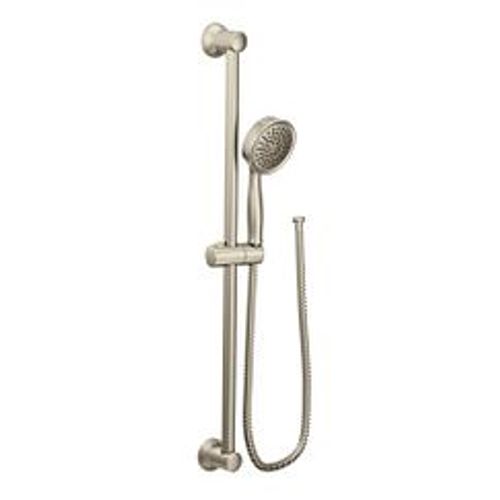 Main product image of Brushed Nickel Traditional 1 Function Eco-performance Handheld Shower w/ Slide Bar 1.75 Gpm, 3668EPBN