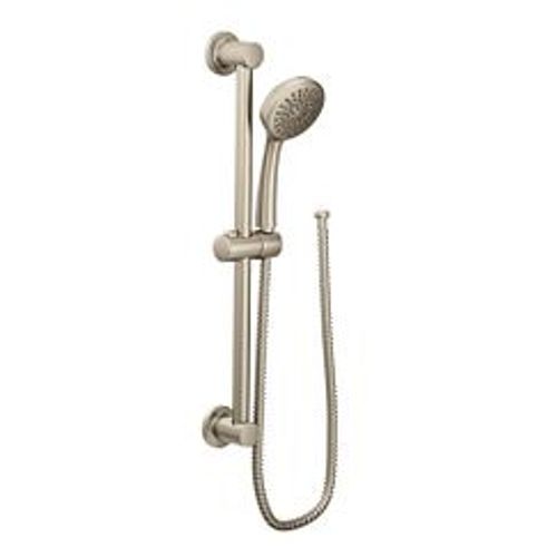 Main product image of Brushed Nickel Traditional 1 Function Eco-performance Handheld Shower w/ 24" Slide Bar 1.75 Gpm, 3868EPBN