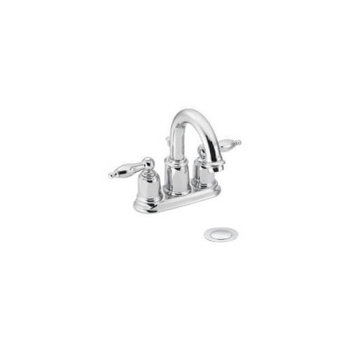 Main product image of Castleby Double Handle Lavatory Faucet With Drain Assembly - Chrome