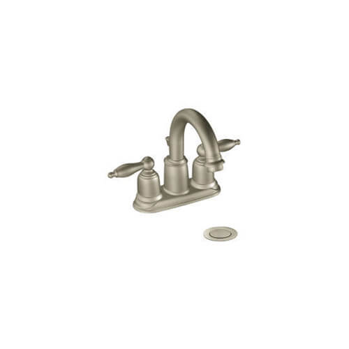 4948BN 4948BN Castleby Double Handle Lavatory Faucet With Drain