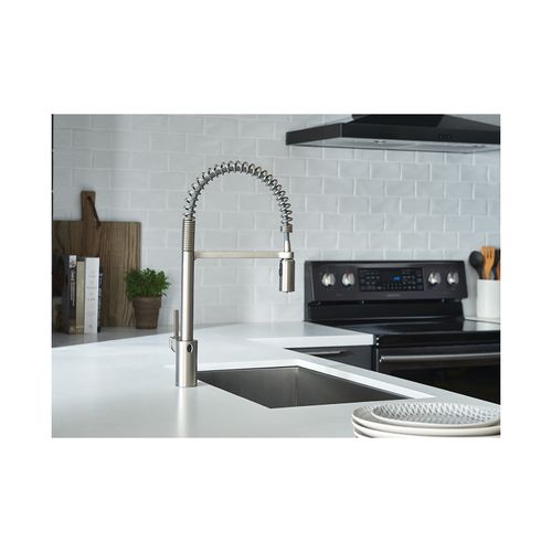 Main product image of Align Spot Resist Stainless Pre-rinse Spring 1 Handle Pulldown Kitchen Faucet, Motionsense Wave, 5923EWSRS