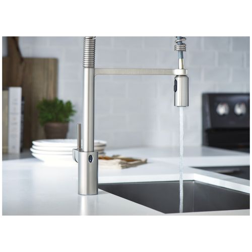 Main product image of Align Spot Resist Stainless Pre-rinse Spring 1 Handle Pulldown Kitchen Faucet, Motionsense Wave, 5923EWSRS