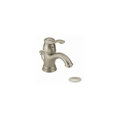 6102bn 6102bn Kingsley Single Handle Lavatory Faucet With Drain Assembly Brushed Nickel 5592