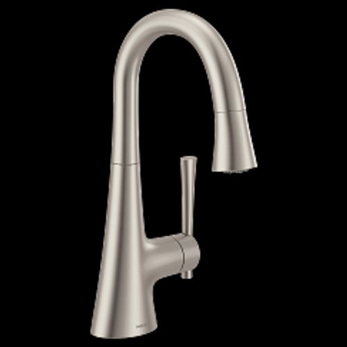 Main product image of Kurv Spot Resist Stainless 1 Handle High Arc Bar Faucet, 6126SRS