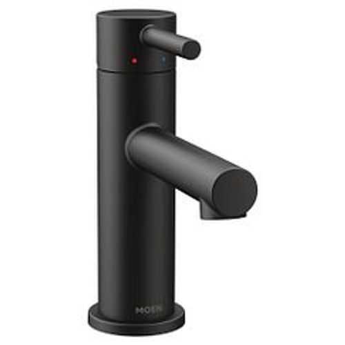 Main product image of Align Matte Black 1 Handle Bathroom Faucet, High Arc, 6190BL