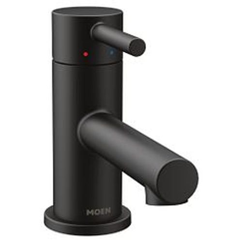Main product image of Align Matte Black 1 Handle Bathroom Faucet, Low Arc, 6191BL