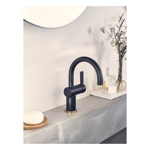 Main product image of Cia Matte Black 1 Handle Bathroom Faucet, 6221EWBL