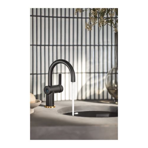 Main product image of Cia Matte Black 1 Handle Bathroom Faucet, 6221EWBL