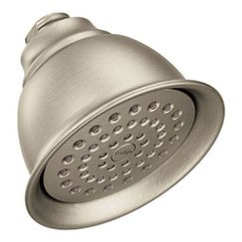 Main product image of Brushed Nickel 1 Function 4-3/8" Diameter Shower Head, 2.5 Gpm