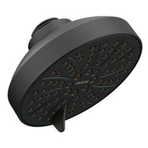 Main product image of Matte Black 6 Function 4.5" Diameter Spray Head Eco-performance Showerhead 1.75 Gpm, 6512EPBL