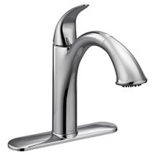 Main product image of Camerist Chrome 1 Handle Pullout Kitchen Faucet, Low Arc, 67545C
