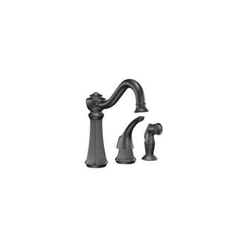 7065PW 7065PW Vestige Single Handle Pewter Kitchen Faucet With   Moen 7065pw 