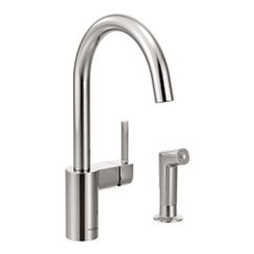 Main product image of Align Chrome 1 Handle Kitchen Faucet, w/ Side Spray, 7165