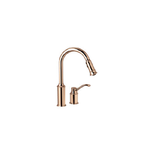 Main product image of Aberdeen Single Handle Copper Kitchen Faucet with Pullout Spout