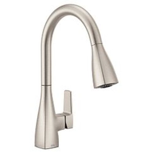 Main product image of Slate Spot Resist Stainless 1 Handle High Arc Pulldown Kitchen Faucet, 76162SRS