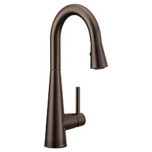 Main product image of Sleek Oil Rubbed Bronze 1 Handle Pulldown Bar Faucet, 7664ORB