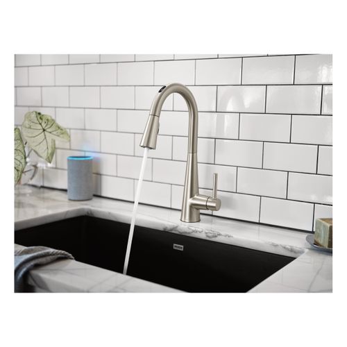 Main product image of Sleek Spot Resist Stainless 1 Handle Pulldown Kitchen Faucet, Motionsense And Voice Control, 7864EVSRS
