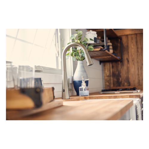 Main product image of Sleek Spot Resist Stainless 1 Handle Pulldown Kitchen Faucet, Motionsense Wave, 7864EWSRS
