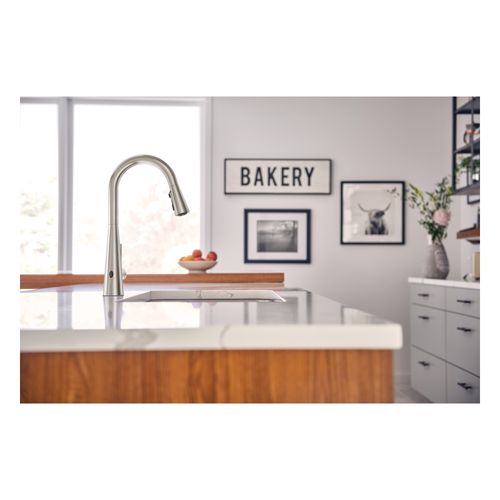 Main product image of Sleek Spot Resist Stainless 1 Handle Pulldown Kitchen Faucet, Motionsense Wave, 7864EWSRS