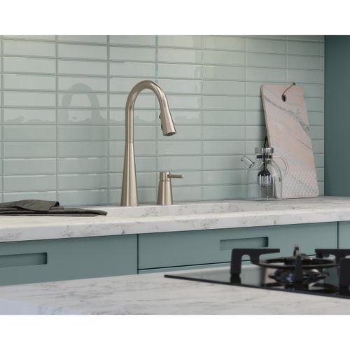 Main product image of Sleek Spot Resist Stainless 1 Handle Pulldown Kitchen Faucet, 7871SRS