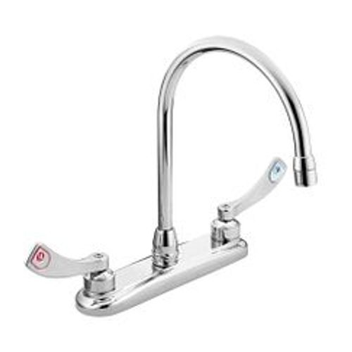 Main product image of M-dura Chrome 2 Handle Kitchen Faucet, Long Handles, 8289