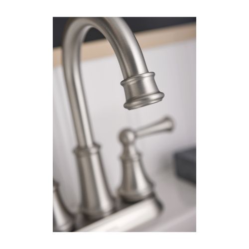 84162SRN Moen 84162SRN Brecklyn Spot Resist Brushed Nickel 2 Handle